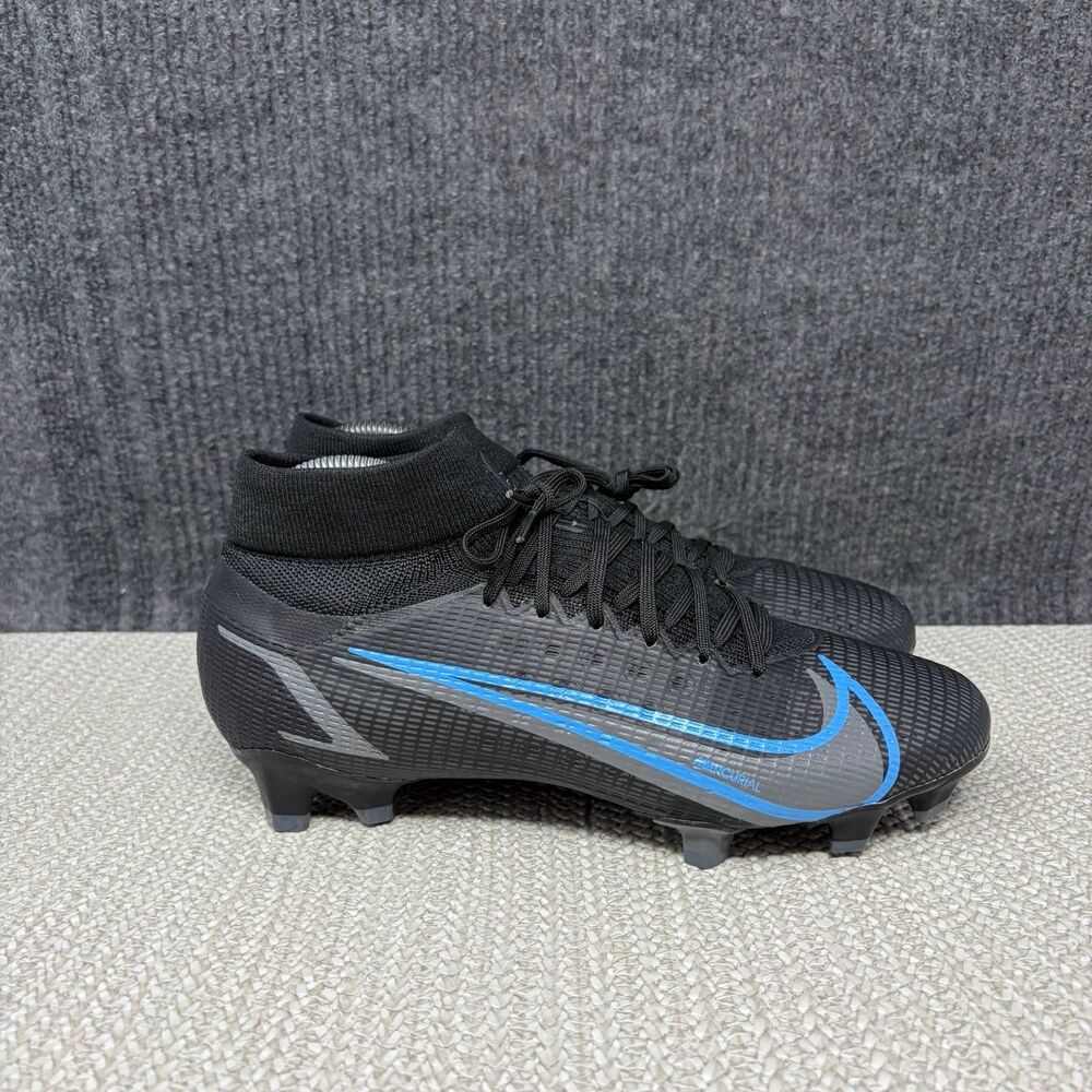 NEW Nike Mercurial Superfly 8 Pro FG Black Iron Soccer Cleats Sz 8.5 CV0961-004